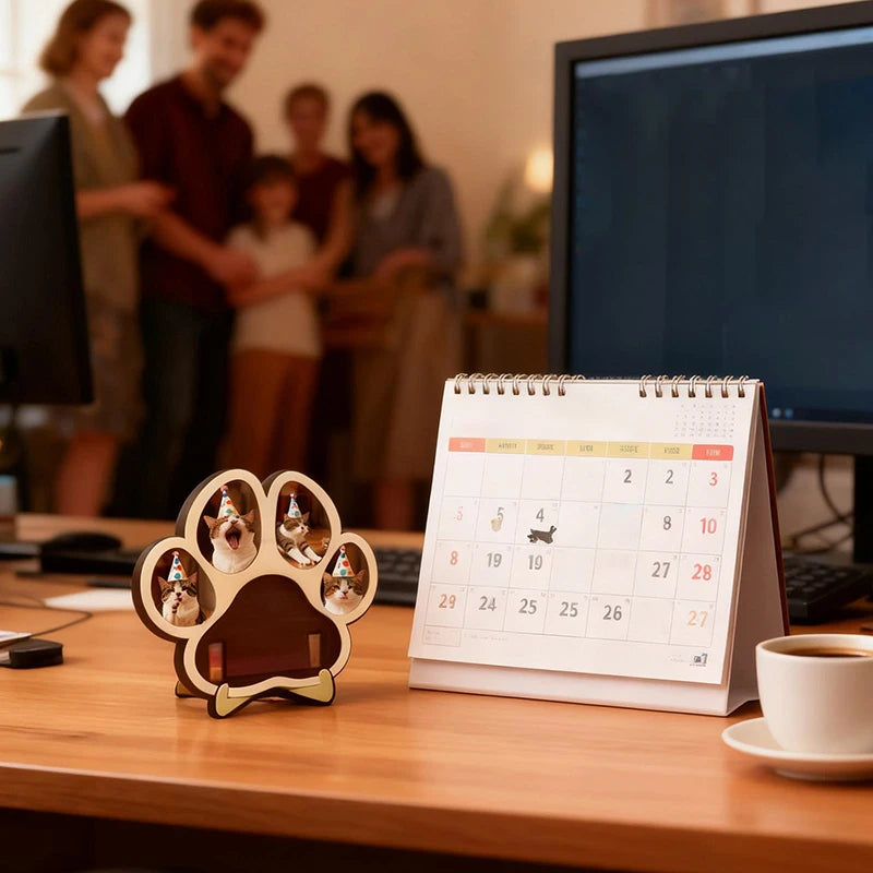 Wooden Pet Keepsake Photo Frame