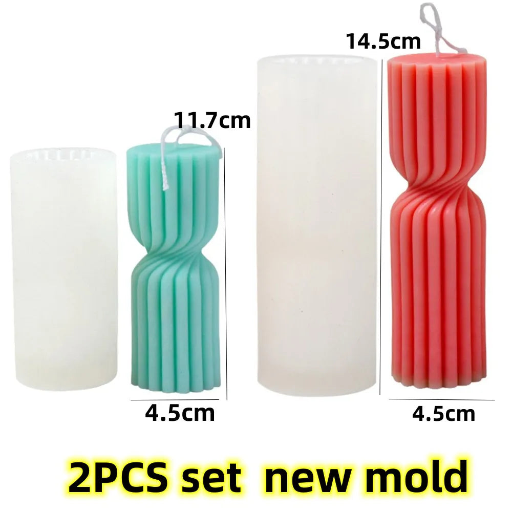 Geometric Silicone Candle Mold