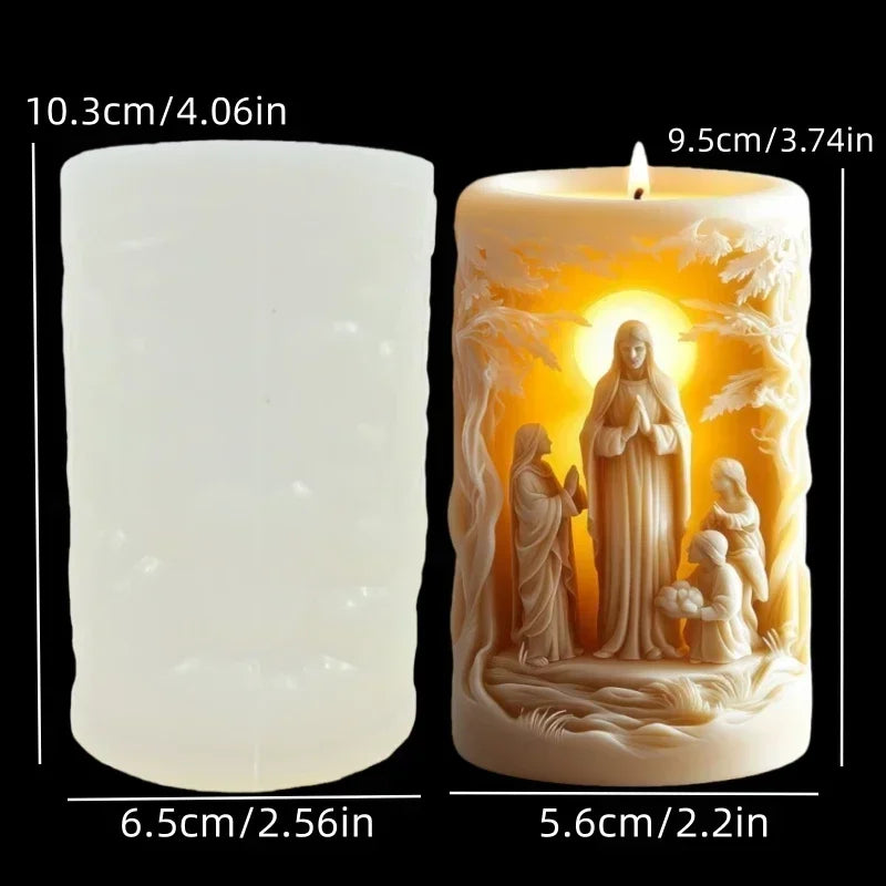 Elf Angel Candle Silicone Mold