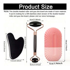 Ice Facial Roller & Gua Sha Skincare Set
