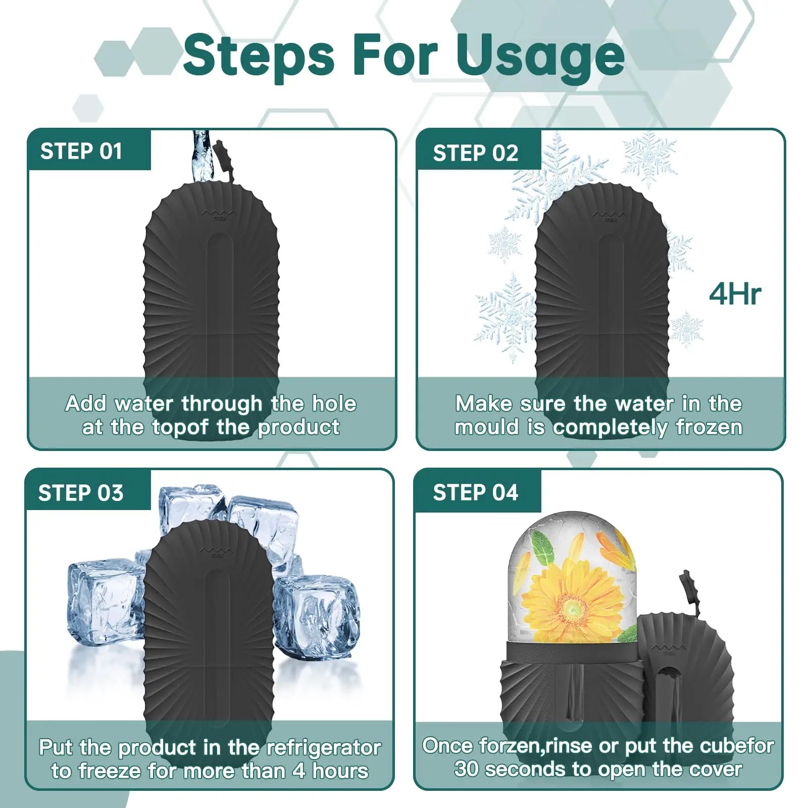 Ice Facial Roller & Gua Sha Skincare Set