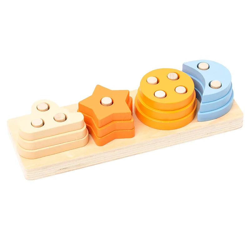 Wooden Shape Matching Puzzle Toy