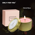 Romantic Vanilla Scented Candle Gift Jar