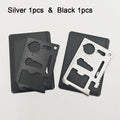 11-in-1 Multi-Function Pocket Survival Tool Card