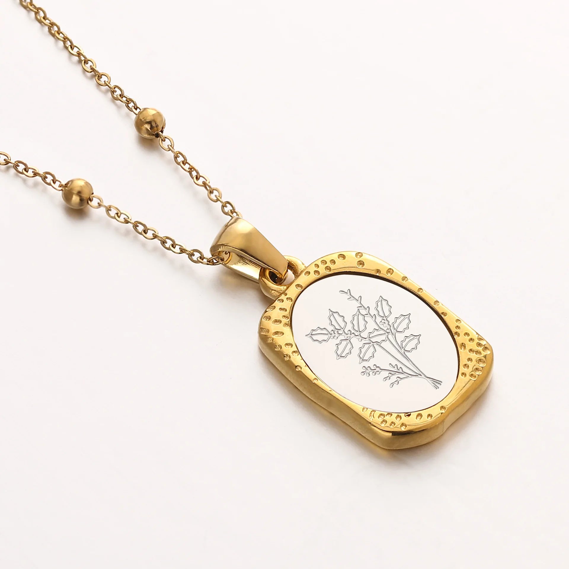 Birth Flower Necklace