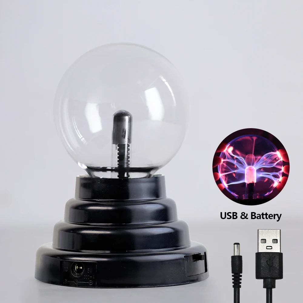 Magic Plasma Ball LED Night Light