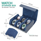 Luxury Leather Watch Travel Case
