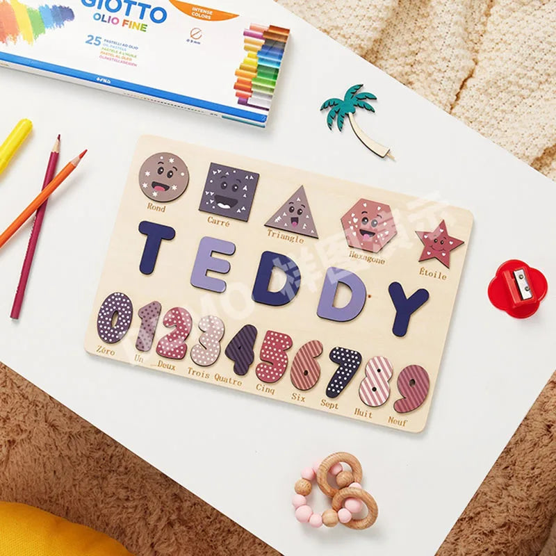 Wooden Name Puzzle for Kids