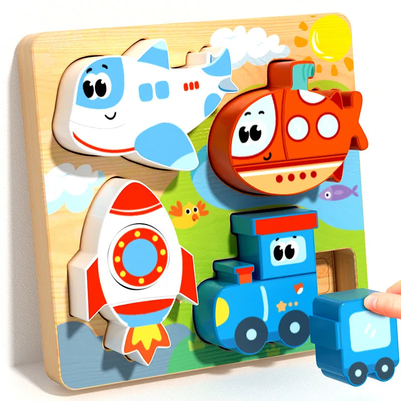 Wooden Shape Matching Puzzle Toy
