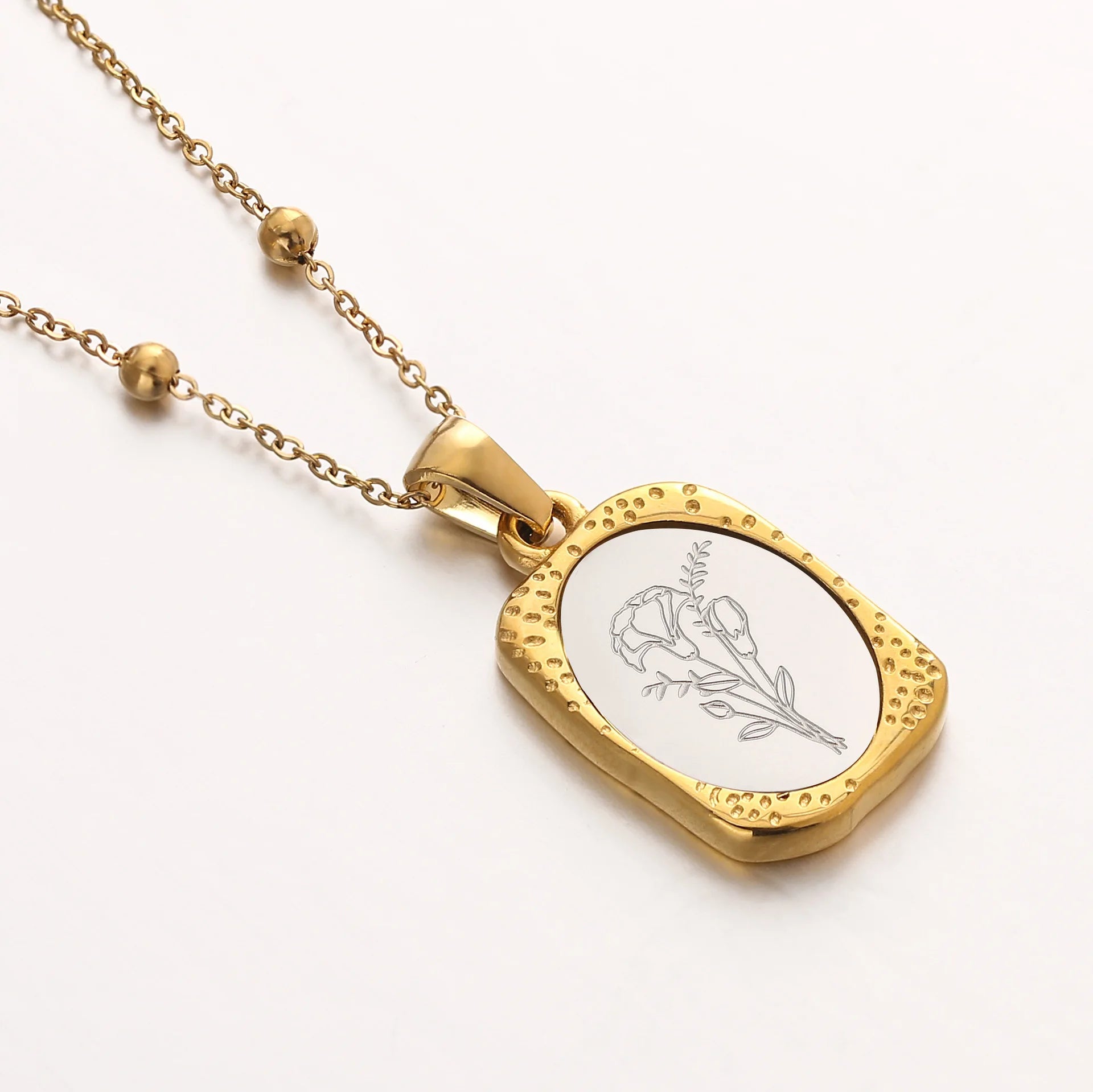 Birth Flower Necklace