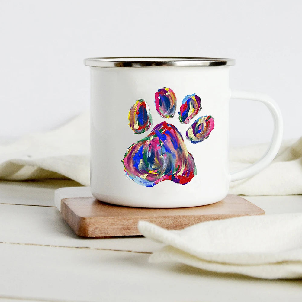 Funny Dachshund Enamel Mug