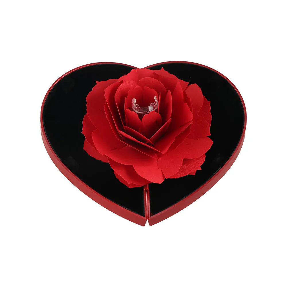 Rose Heart Ring Gift Box