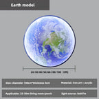 Dimmable LED Moon Wall Light