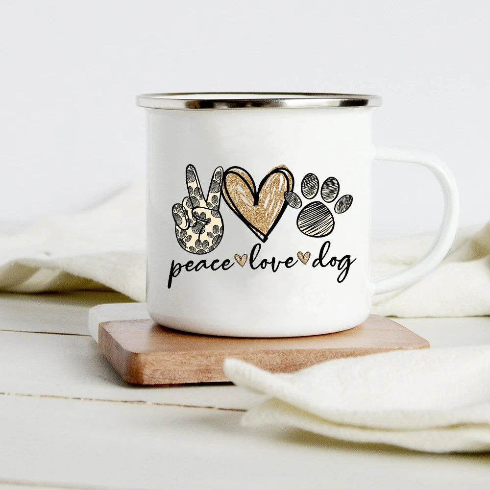 Funny Dachshund Enamel Mug
