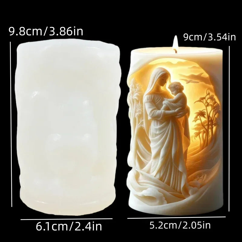Elf Angel Candle Silicone Mold