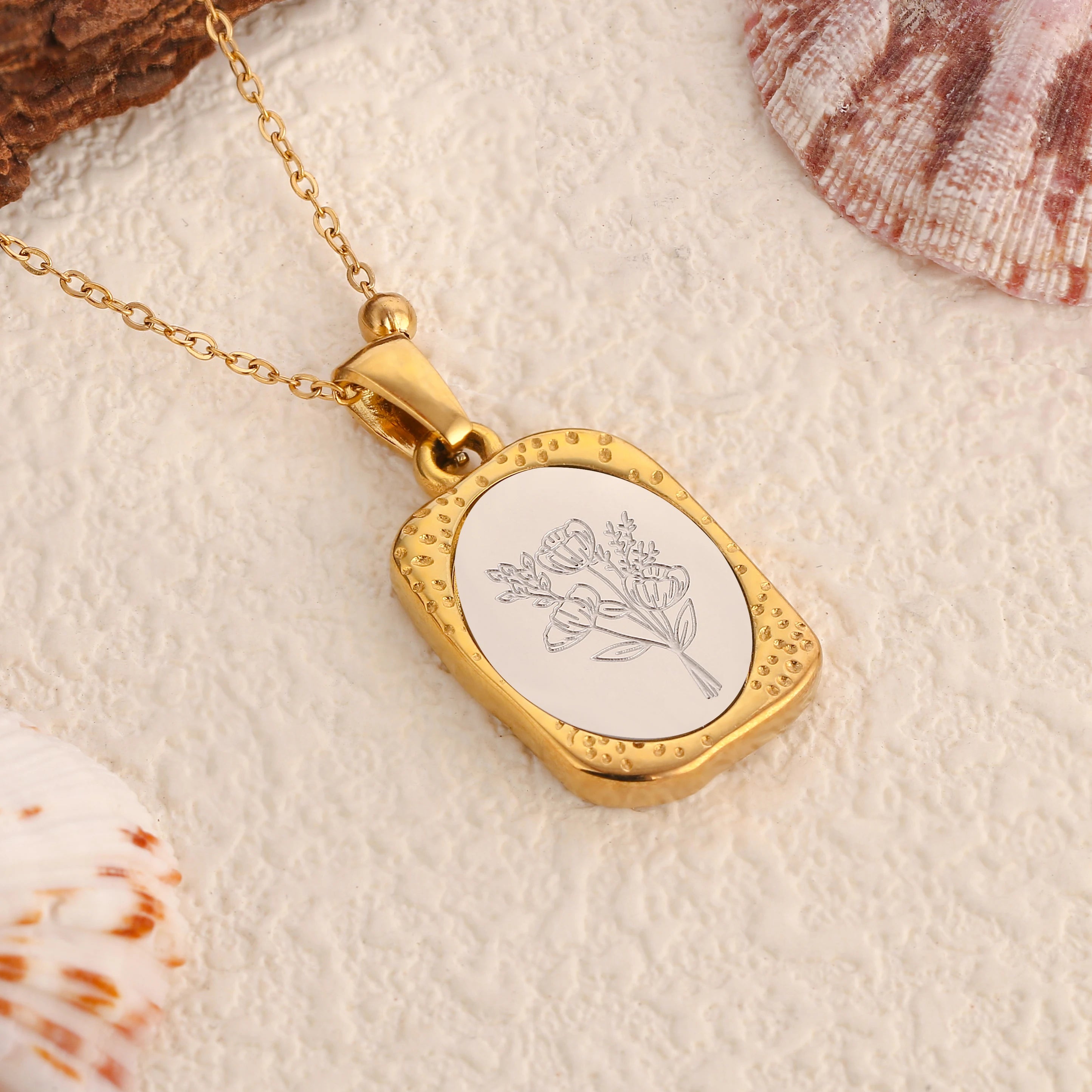 Birth Flower Necklace