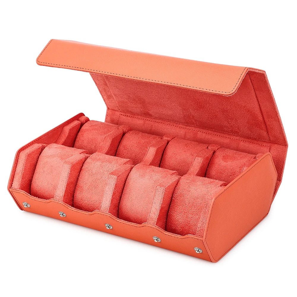 Luxury Leather Watch Travel Case