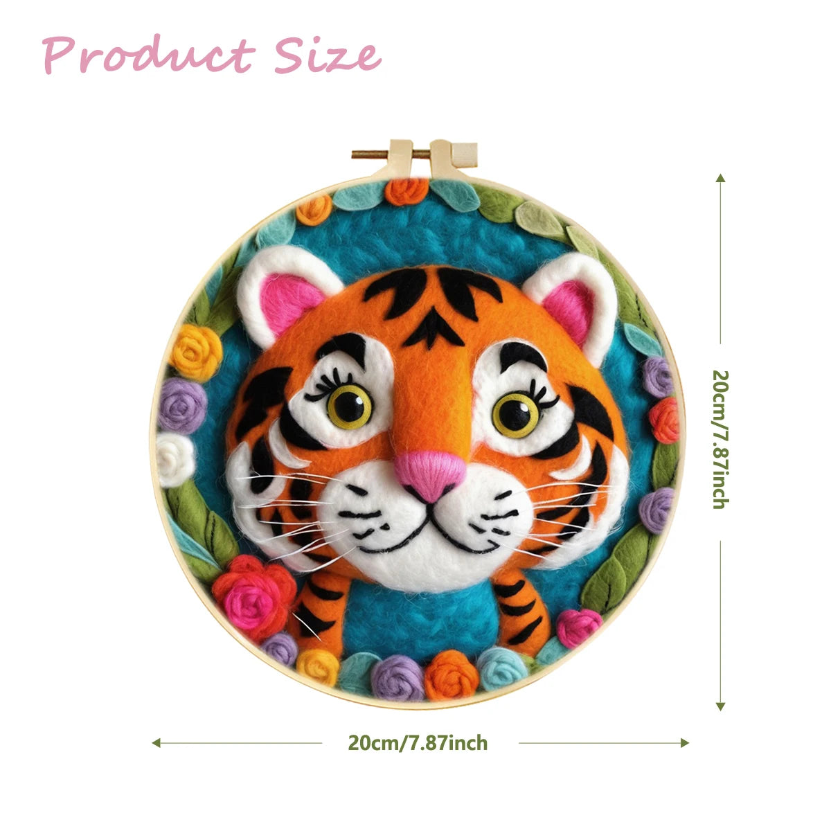 DIY Animal Wool Felting Painting Kit