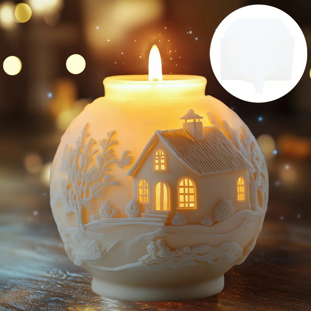 Villa House Silicone Candle Mold