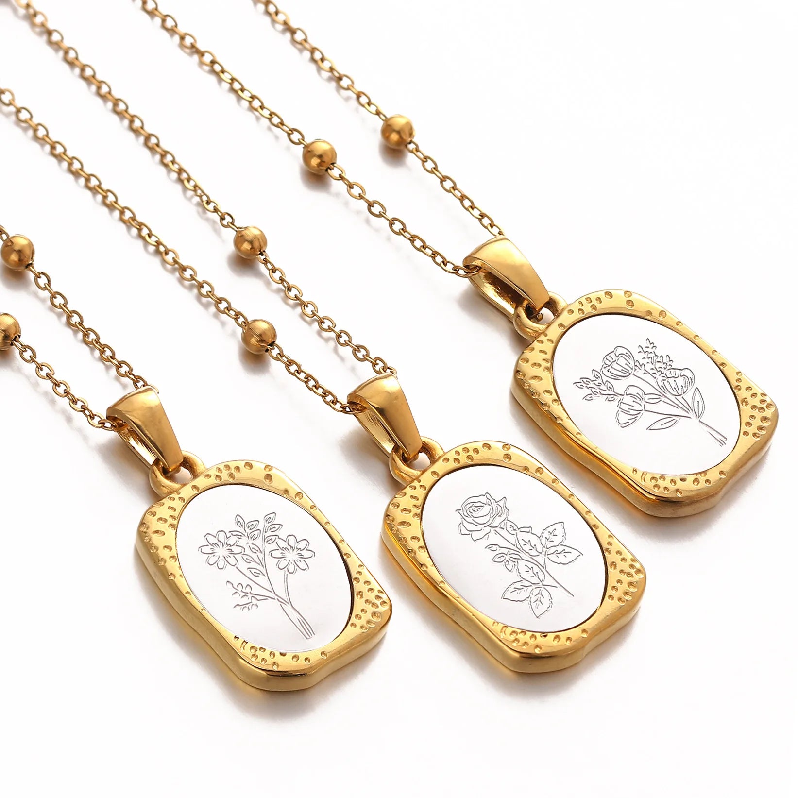 Birth Flower Necklace