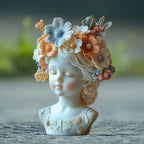 Cute Girl Candle & Succulent Mold