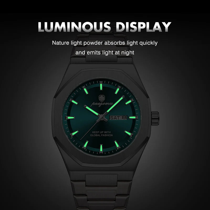 Luxury SS Sports Quartz Watch for Men