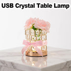 Rose Crystal Glow Lamp