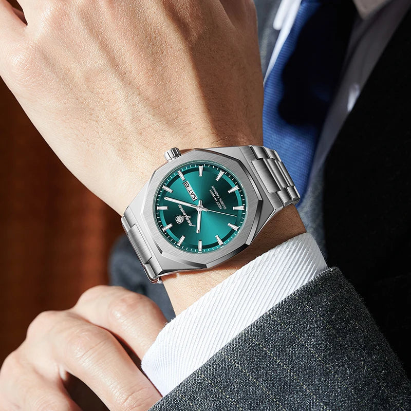 Luxury SS Sports Quartz Watch for Men