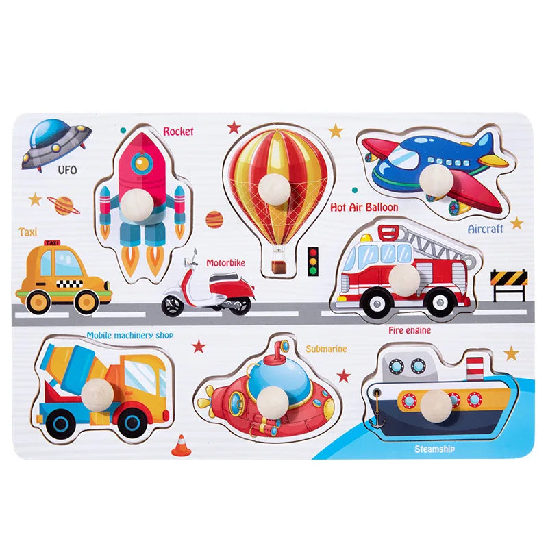 Wooden Shape Matching Puzzle Toy