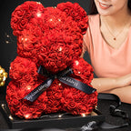 Light Up Rose Bear Gift Box