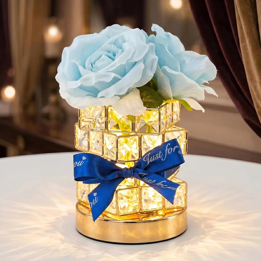 Rose Crystal Glow Lamp