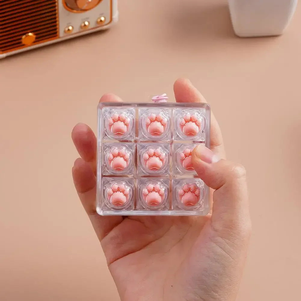 Cat Paw Keyboard Fidget Keychain