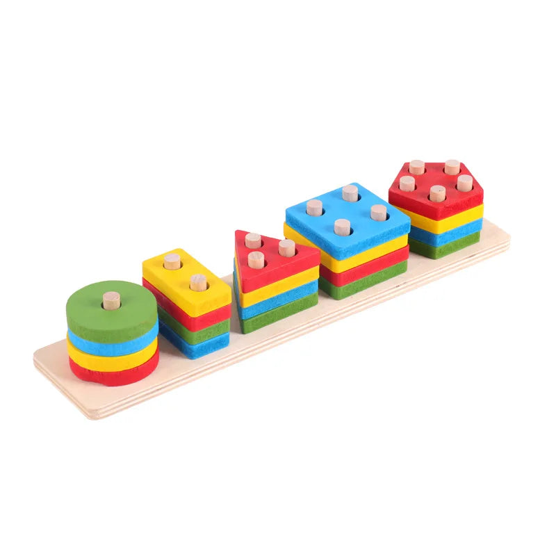 Wooden Shape Matching Puzzle Toy
