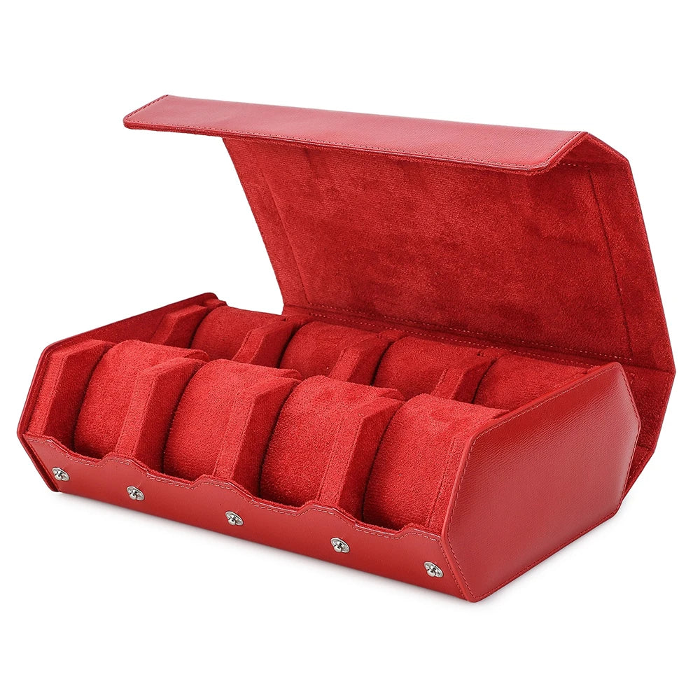 Luxury Leather Watch Travel Case