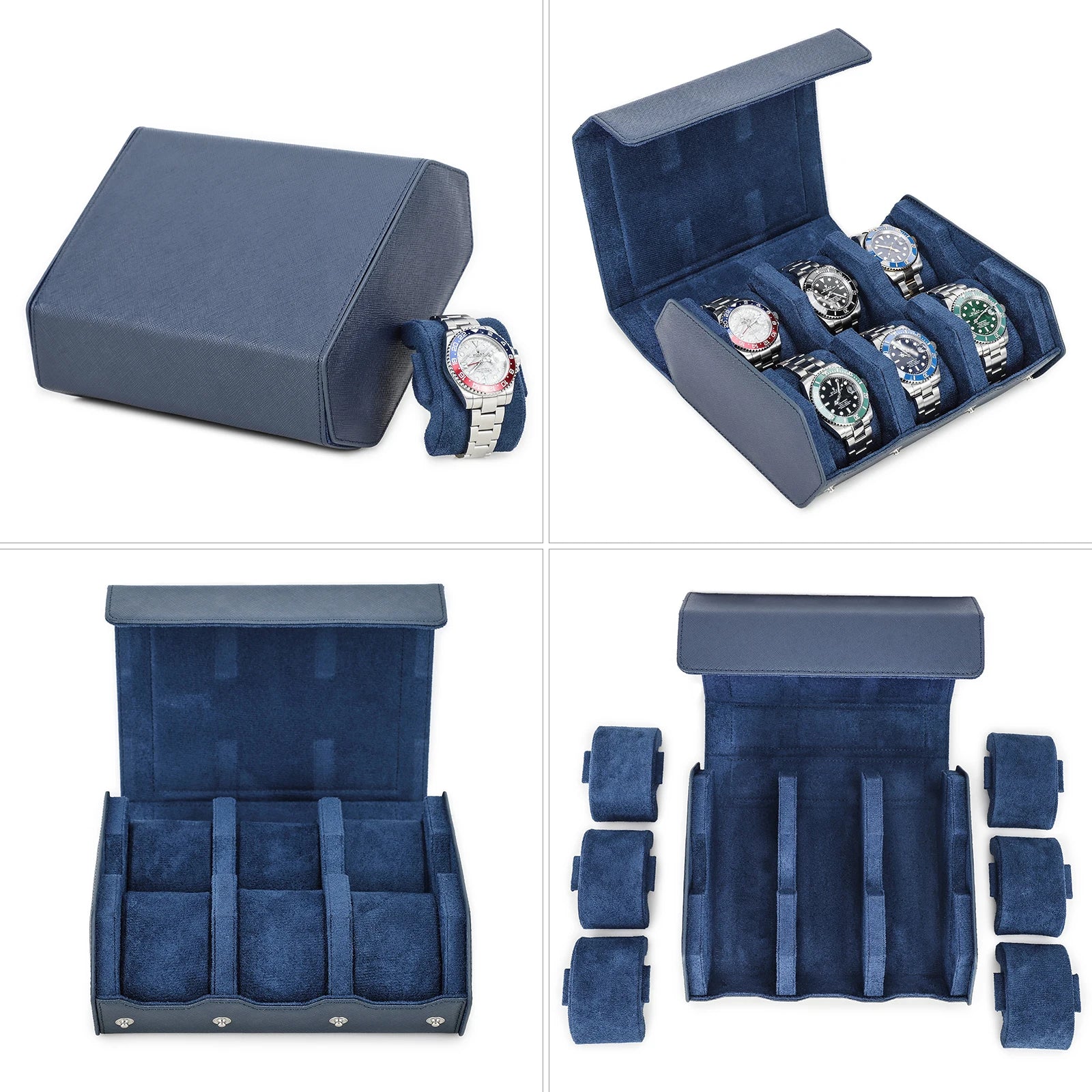Luxury Leather Watch Travel Case