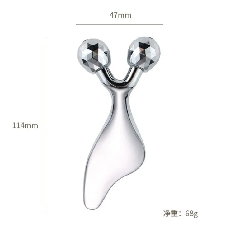 DualBall Dolphin Gua Sha Facial Massage Tool