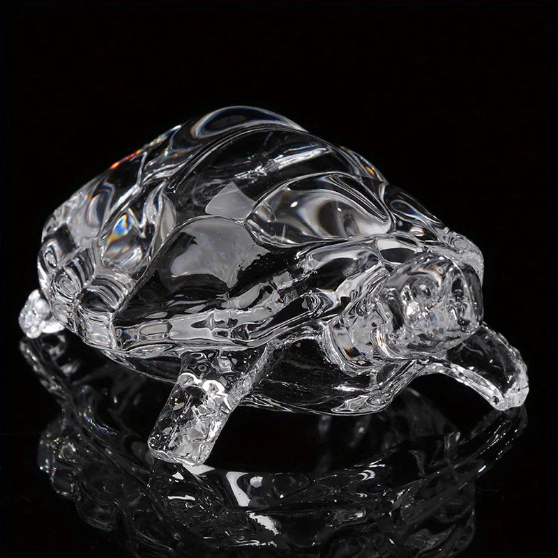 Lucky Crystal Turtle Desk Ornament