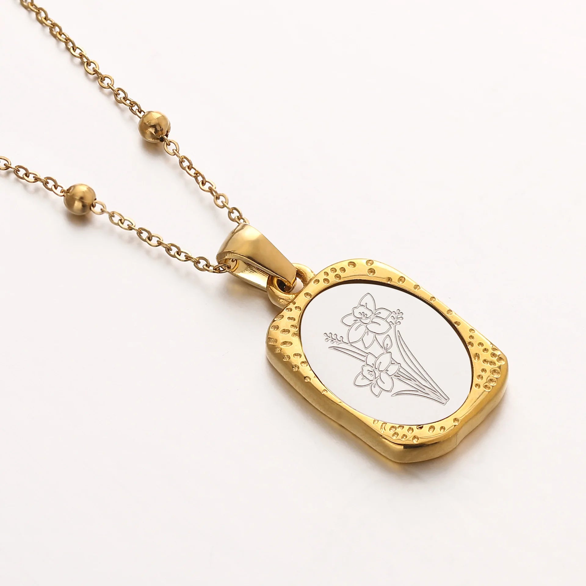 Birth Flower Necklace