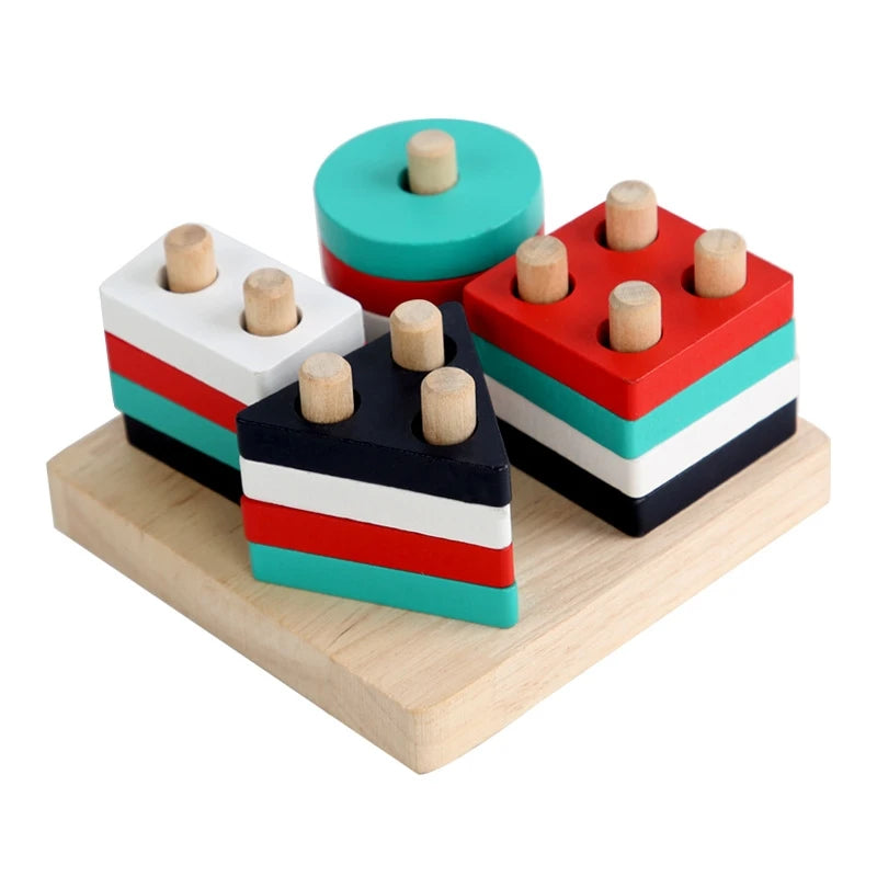 Wooden Shape Matching Puzzle Toy