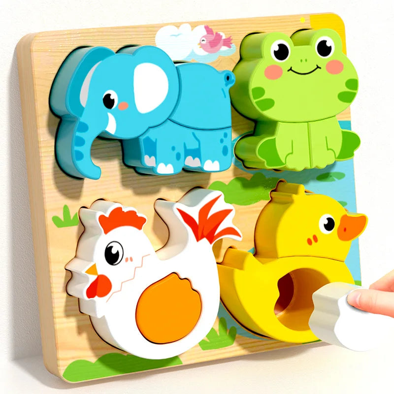 Wooden Shape Matching Puzzle Toy