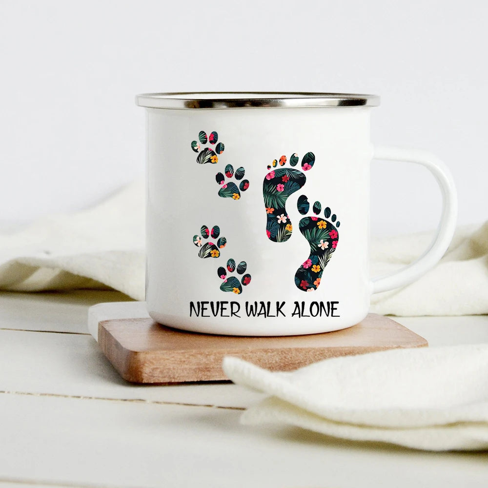 Funny Dachshund Enamel Mug