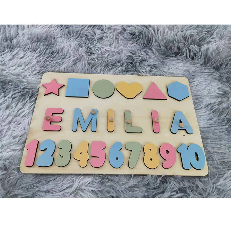 Wooden Name Puzzle for Kids