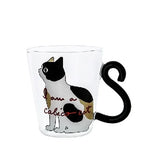 Cute Cat Glass Mug – 250ml