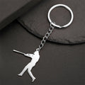 Martial Arts High Kick Stainless Steel Keychain
