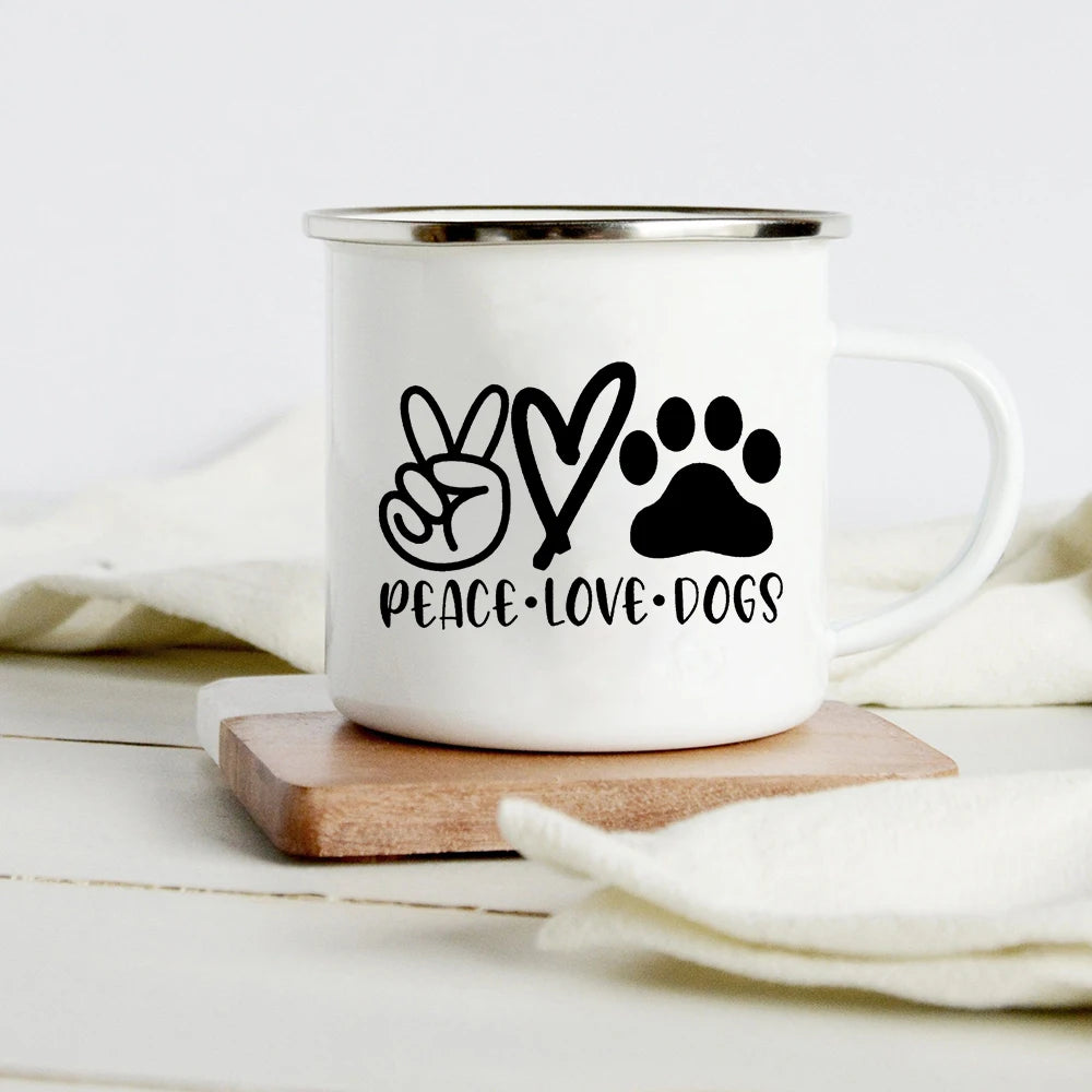 Funny Dachshund Enamel Mug