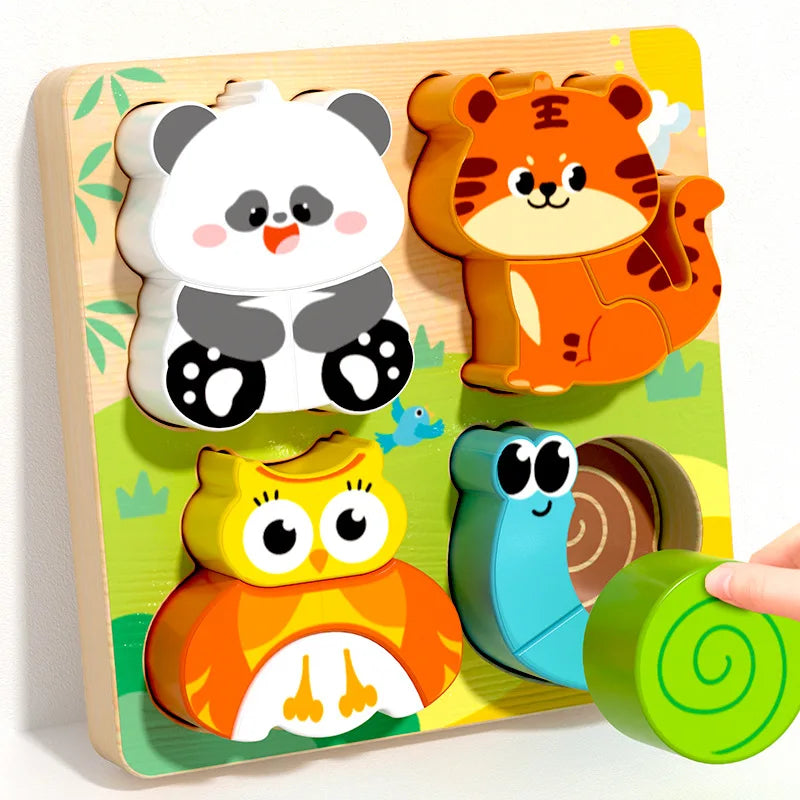 Wooden Shape Matching Puzzle Toy