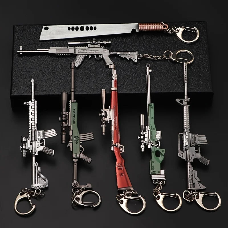 Mini Gun Keychain