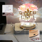 Rose Crystal Glow Lamp