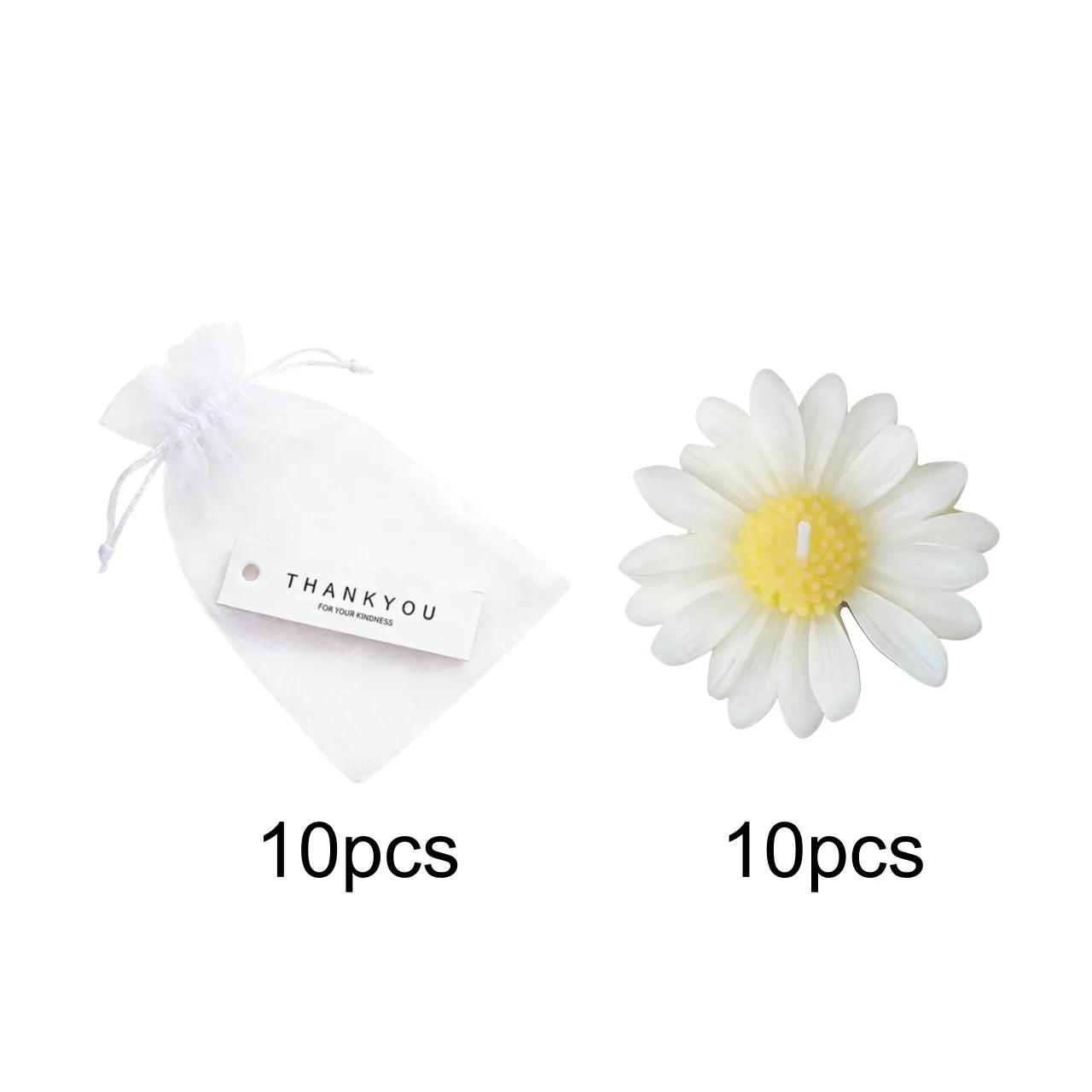Daisy Flower Scented Soy Wax Candles