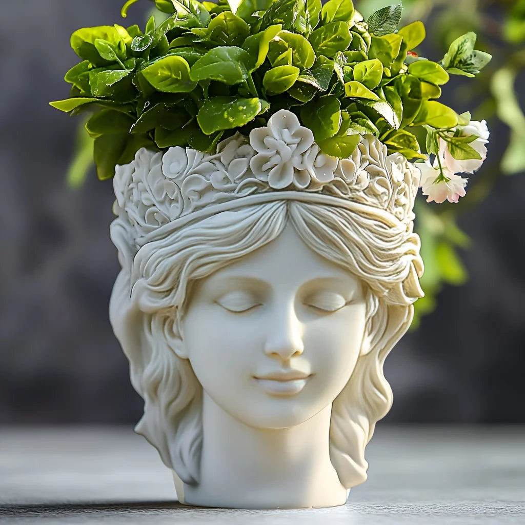 Cute Girl Candle & Succulent Mold